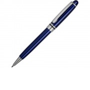 Ручка шариковая Ливорно синий металлик
