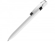 Ручка шариковая UMA SKY M, белый/черный