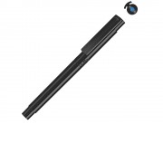 Капиллярная ручка в корпусе из переработанного материала rPET RECYCLED PET PEN PRO FL, черный с голубым