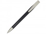 Ana шариковая ручка из переработанной пластмассы - сплошной черный