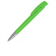Шариковая ручка с геометричным корпусом из пластика Lineo SI, салатовый