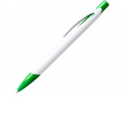 Ручка пластиковая шариковая CITIX, белый/папоротник
