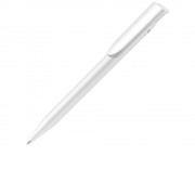 Шариковая ручка из 100% переработанного пластика Happy recy, белый