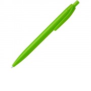 Ручка пластиковая шариковая STIX, синие чернила, зеленое яблоко