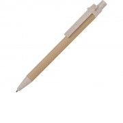 Ручка картонная шариковая Эко 3.0, бежевый