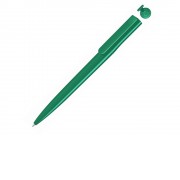 Ручка шариковая пластиковая RECYCLED PET PEN switch, синий, 1 мм, зеленый