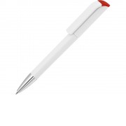 Ручка шариковая UMA EFFECT SI, белый/красный