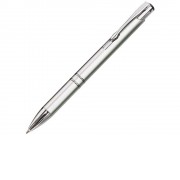 Ручка пластиковая шариковая Legend Plastic, серебристая
