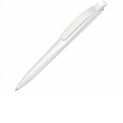 Ручка шариковая пластиковая Stream, белый/белый