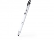 Ручка-стилус HALLERBOS антибактериальная, белый