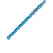 Ручка шариковая Лабиринт с головоломкой голубая