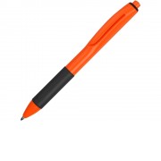 Ручка пластиковая шариковая Band, оранжевый/черный