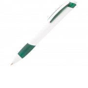 Ручка шариковая Соната, белый/зеленый (Р)