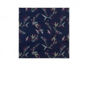Шелковый платок Iris Navy