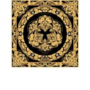 Платок Златоустовская гравюра