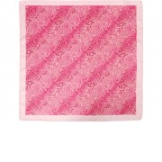 Платок розовый 500*515 мм в подарочном мешке