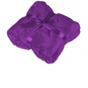 Плед мягкий флисовый Fancy, сиреневый