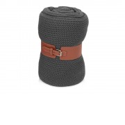 Плед акриловый Chain, темно-серый