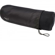 Плед Willow из флиса, вторичного ПЭТ, черный