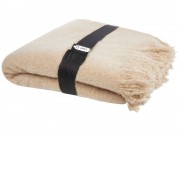 Мохеровый плед из вторичного ПЭТ Ivy, бежевый