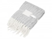 Плед Warmy с шерстью, светло-серый