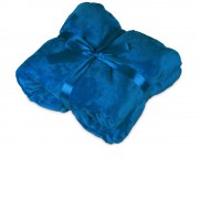 Плед мягкий флисовый Fancy, индиго