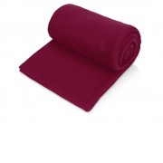 Плед флисовый Polar, бордовый