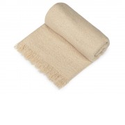Плед акриловый Mohair, бежевый