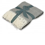 Акриловый плед Dapple 160x210 см, холодный серый