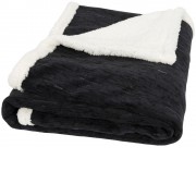 Плед из шерпы Sam, черный