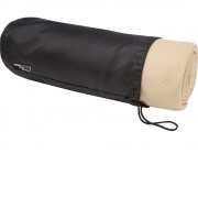 Плед Willow из флиса, вторичного ПЭТ, бежевый