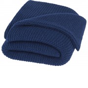 Вязанное одеяло Suzy 150 x 120 см из полиэстера, нэйви