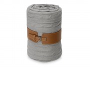 Плед акриловый Braid NEW, светло-серый