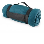 Плед Нежность, серо-синий