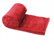 Плед Тедди, красный