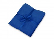 Плед флисовый Natty из переработанного пластика, синий