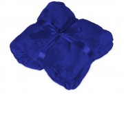 Плед мягкий флисовый Fancy, темно-синий