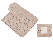 Светящийся в темноте плед Lattice бежевый