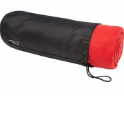 Плед Willow из флиса, вторичного ПЭТ, красный