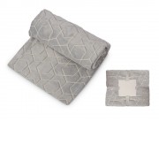 Светящийся в темноте плед Lattice серый