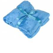 Плед мягкий флисовый Fancy, голубой