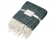 Плед Warmy с шерстью, темно-синий