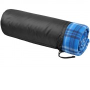 Клетчатый плед Scot, ярко-синий