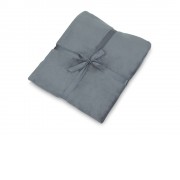 Плед флисовый Natty из переработанного пластика, серый