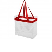 Сумка Hampton, прозрачный/красный