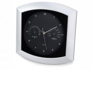 Погодная станция настенная Кусто, серебристый/черный (Р)