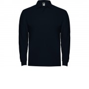 Рубашка поло Estrella детская с длинным рукавом, нэйви