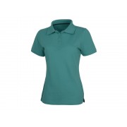 Calgary женская футболка-поло с коротким рукавом, аква