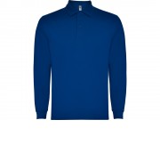 Рубашка поло Carpe мужская с длинным рукавом, королевский синий