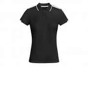 Рубашка-поло Tamil женская, черный/белый